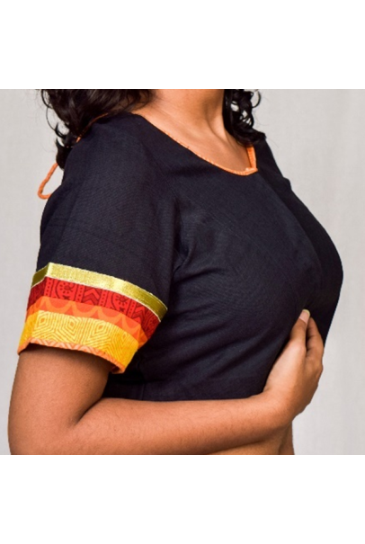 Whomen's Blouse - Stripes - Blockprint